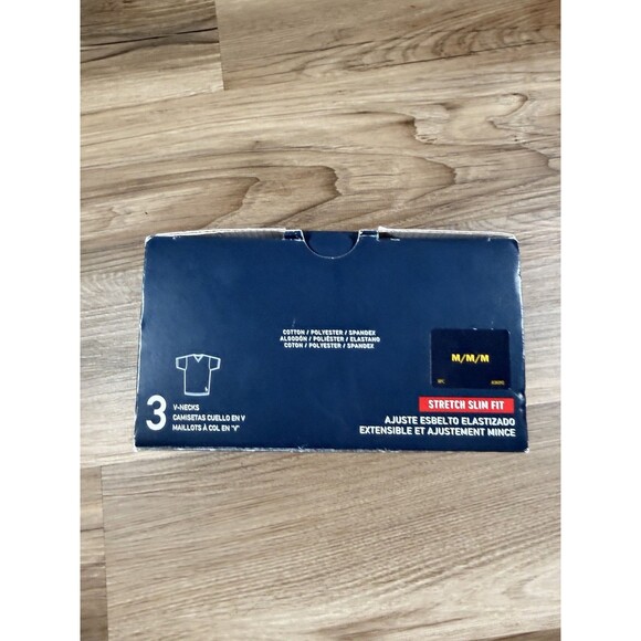 3 Pack Polo Ralph Lauren Classic Fit VNeck Shirt BLACK Size Men’s Med New In Box - Picture 3 of 5